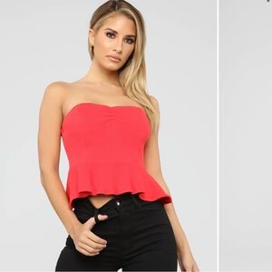 Crop Strapless Top